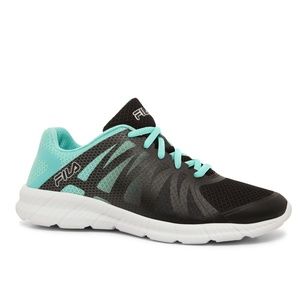 NIB 8 Fila Memory Finition Running Shoe Black Aqua NWT NIB 8 Fila Memory Finition Running Shoe Black Aqua NWT
